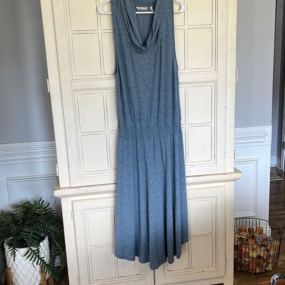Soft Surroundings size TXL XL tall blue maxi dress